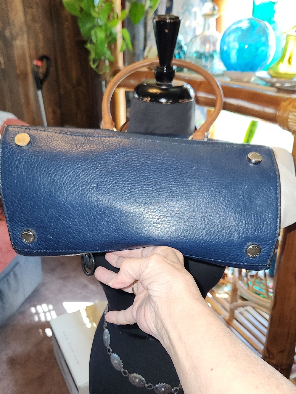 Leather Michael Kors Bag - Picture 5 of 12